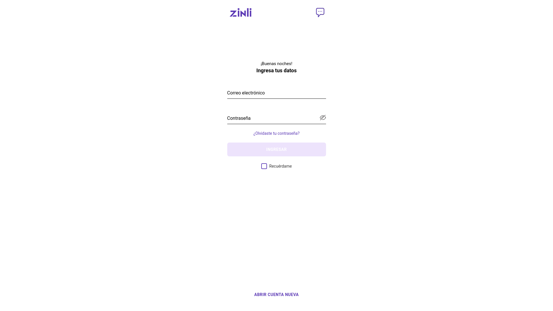 website screenshot of https://zinli-inky.vercel.app/