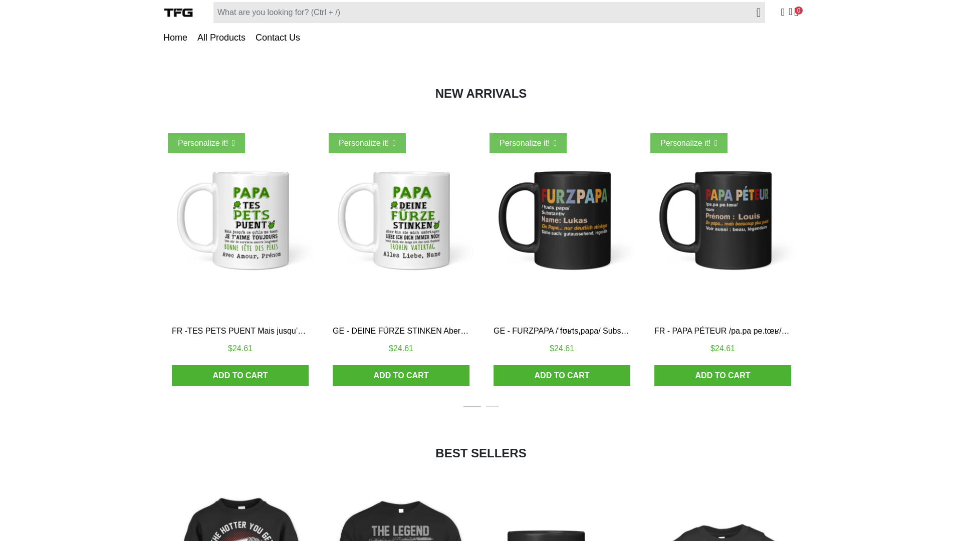 website screenshot of https://threadforges.store