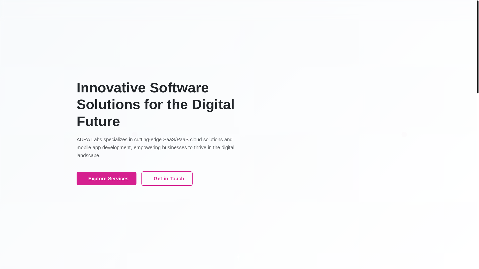 website screenshot of https://auralabs.lk/