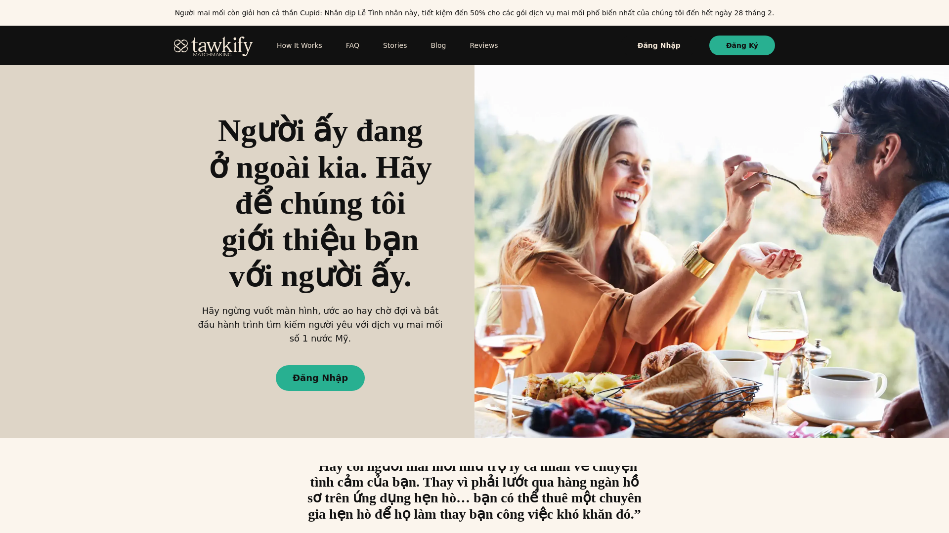 website screenshot of https://tawkify.info/