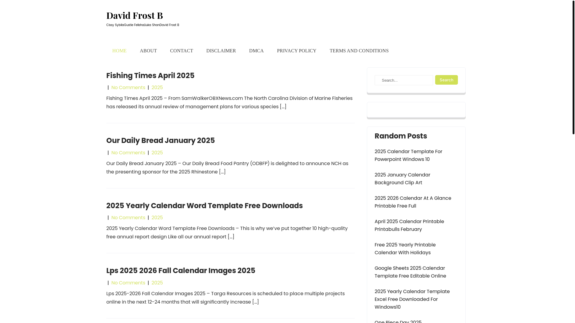 website screenshot of https://davidfrostb.pages.dev/