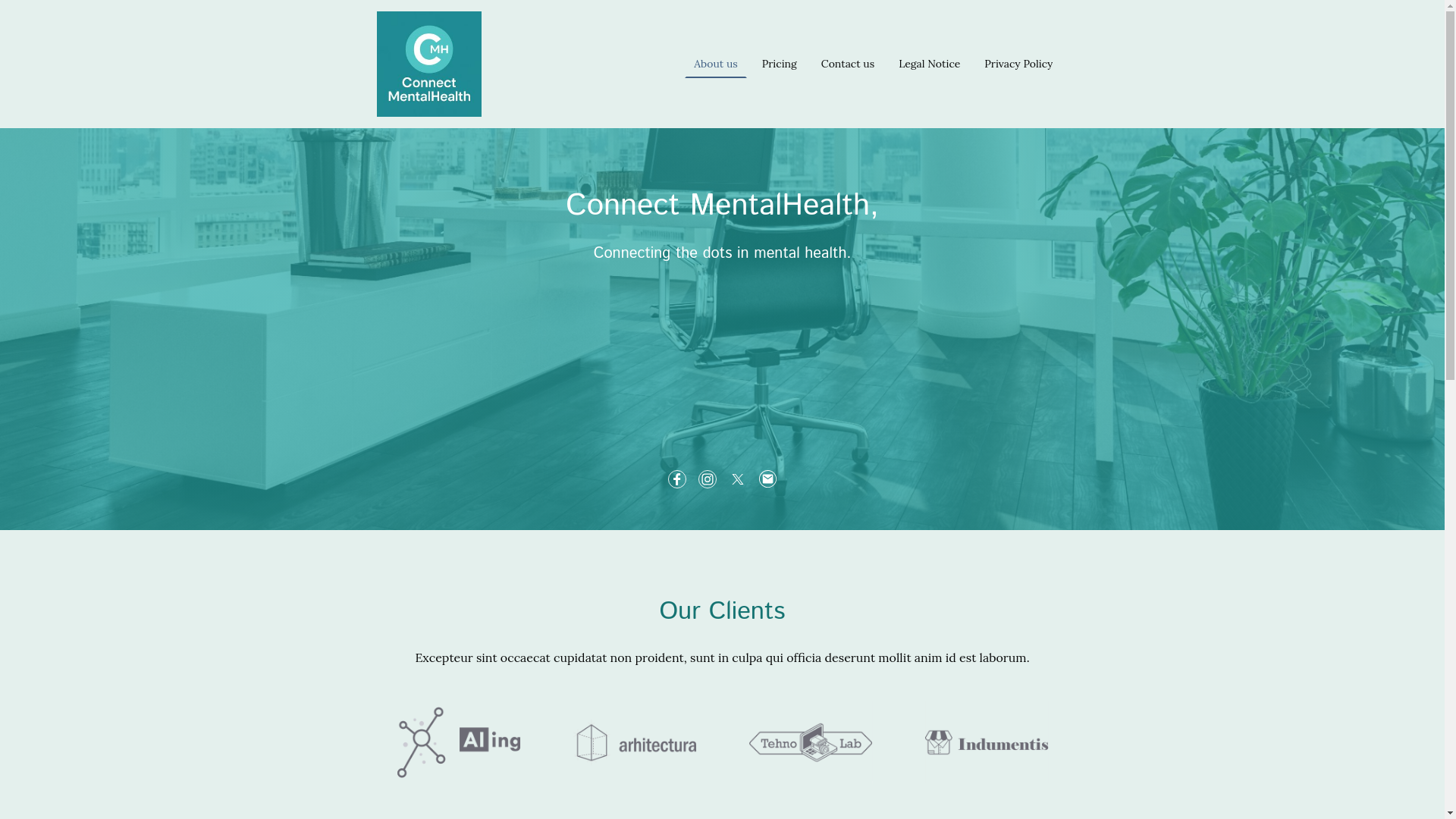 website screenshot of https://connectmentalhealth.co.uk/