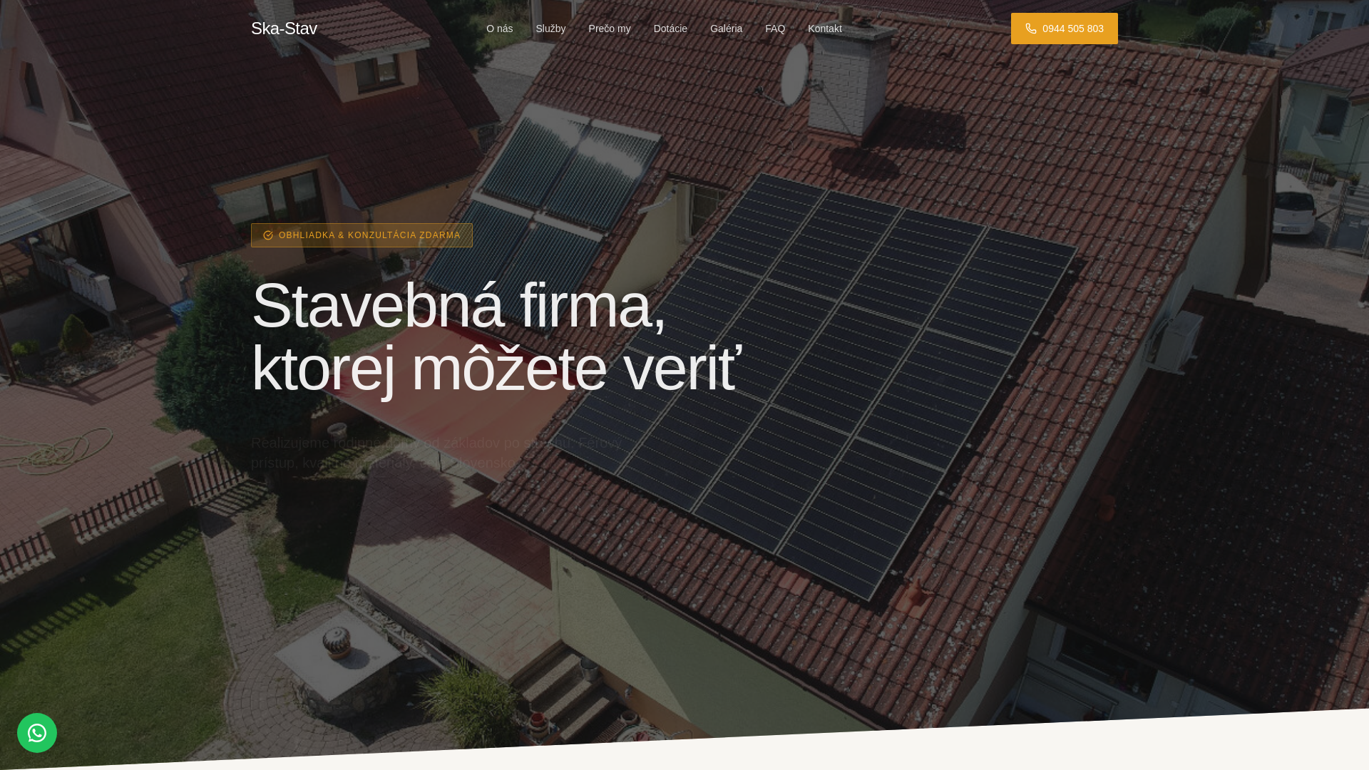 website screenshot of https://ska-stav-3-21-2026.pages.dev/