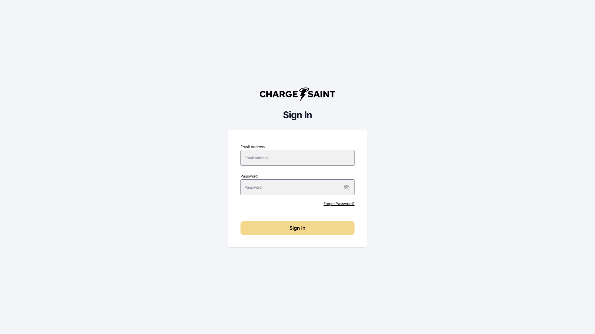 website screenshot of https://chargesaint-dashboard-staging.pages.dev/
