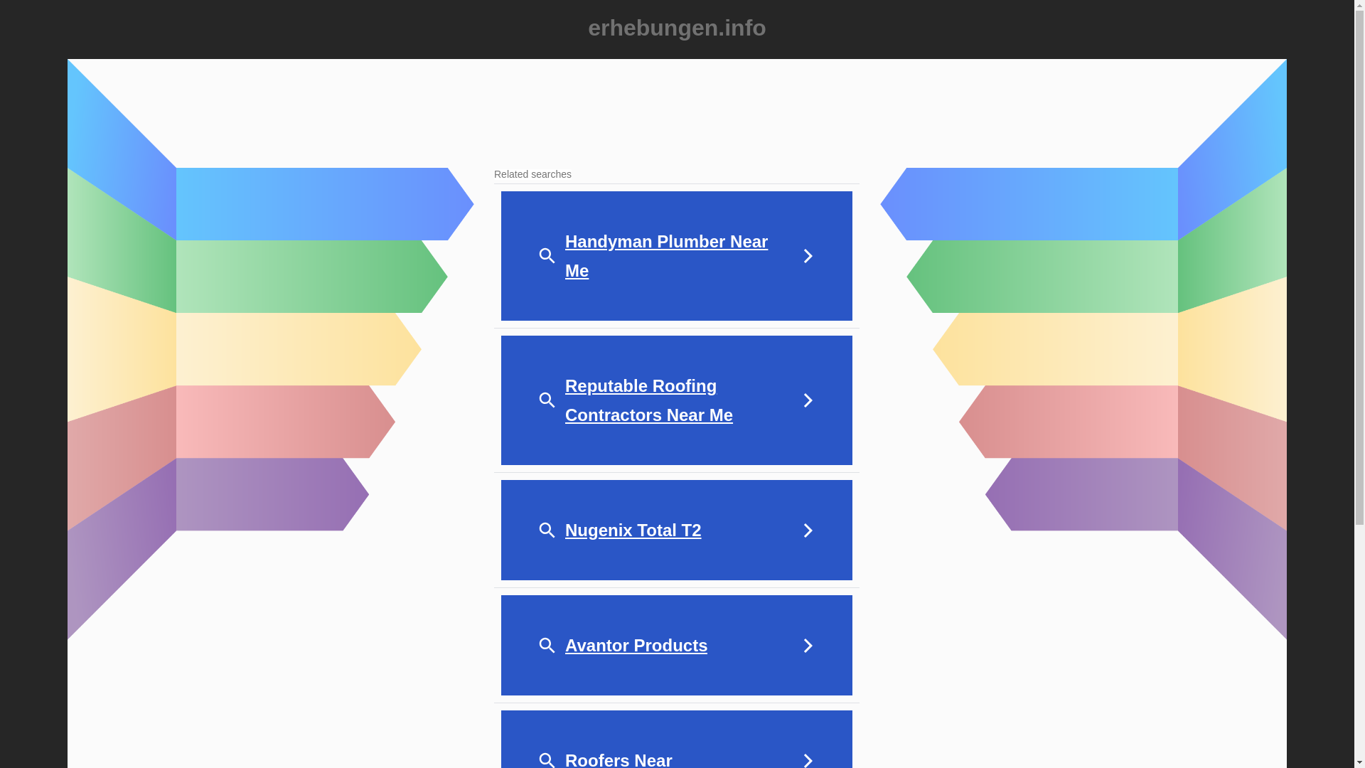 website screenshot of https://erhebungen.info/