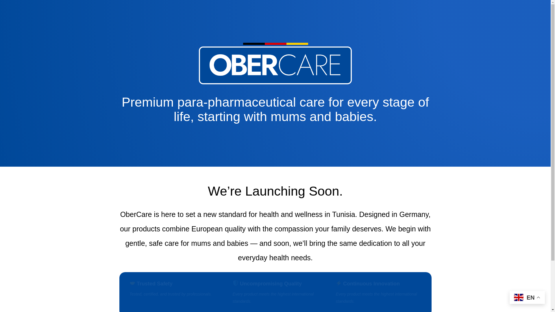 website screenshot of https://obercare.com/
