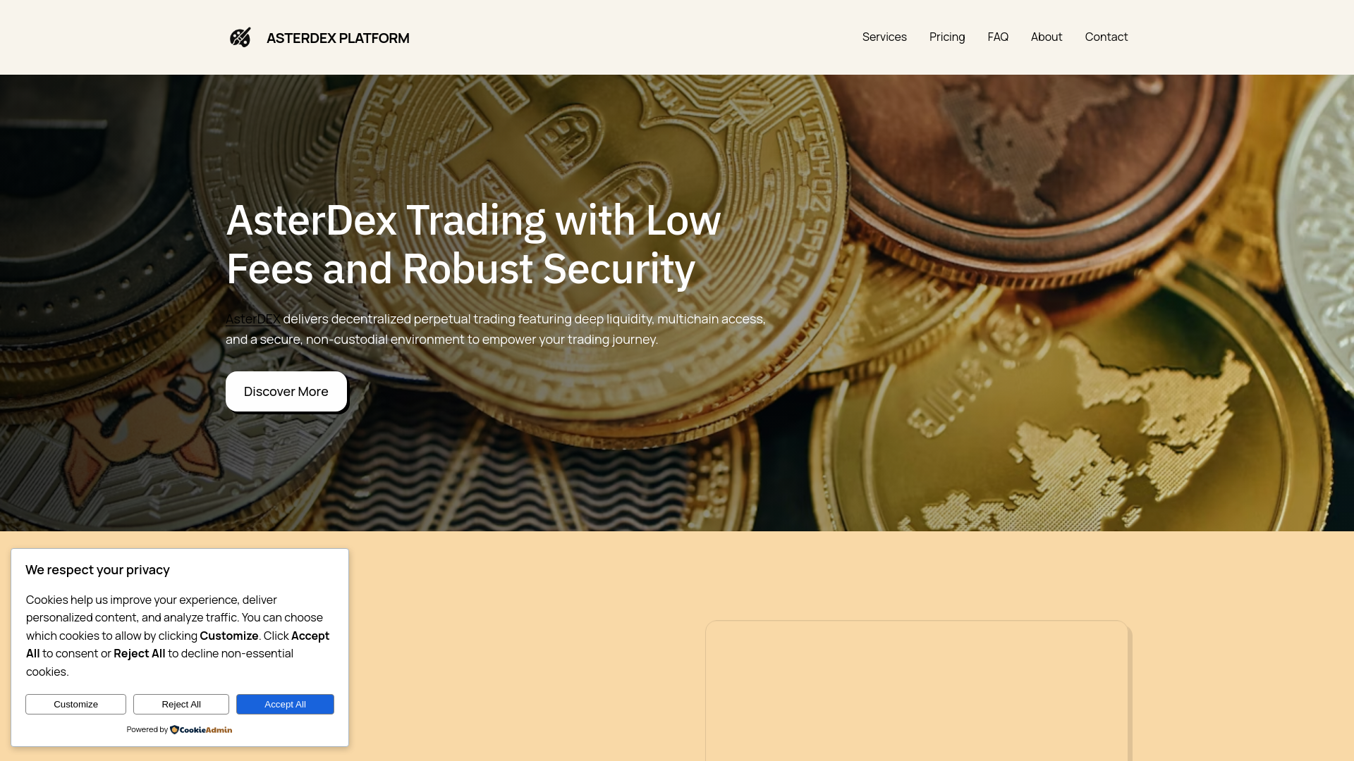 website screenshot of https://asterdex-swap.com/