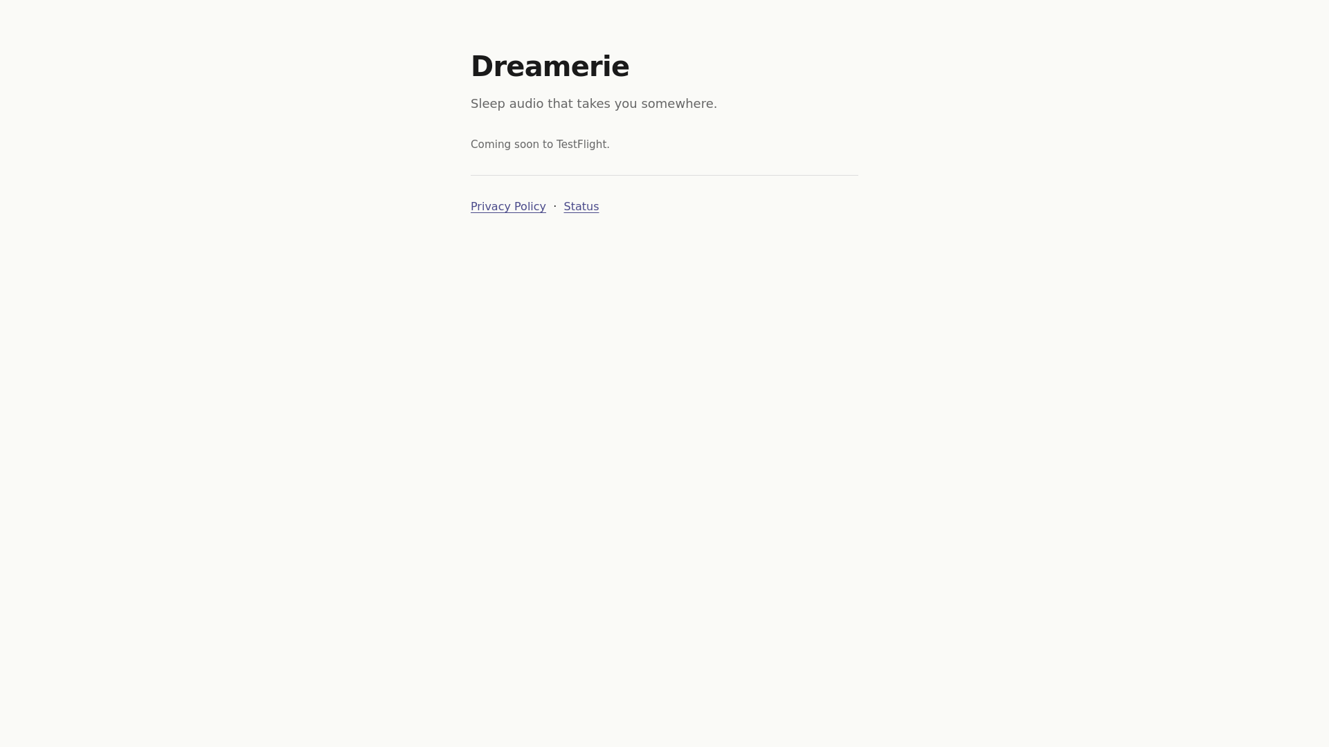 website screenshot of https://dreamerie-policy.pages.dev/