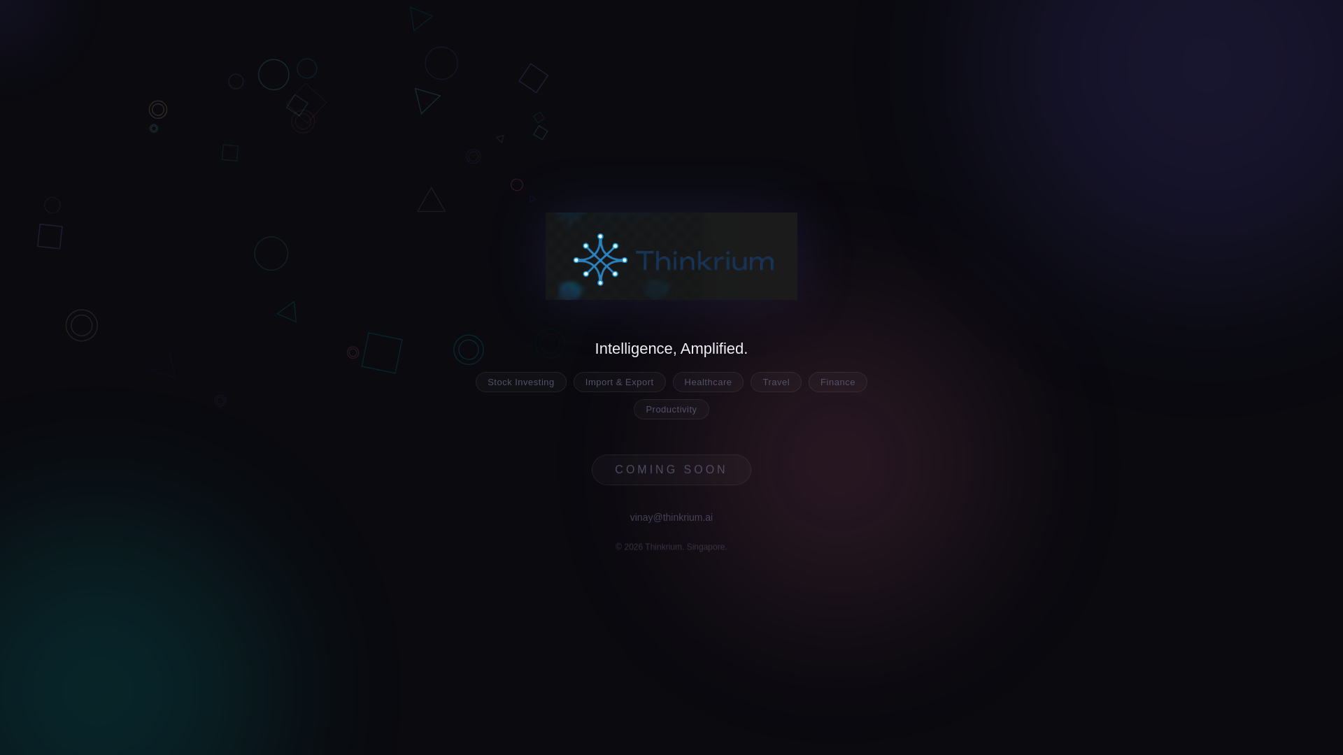 website screenshot of https://thinkrium.pages.dev/