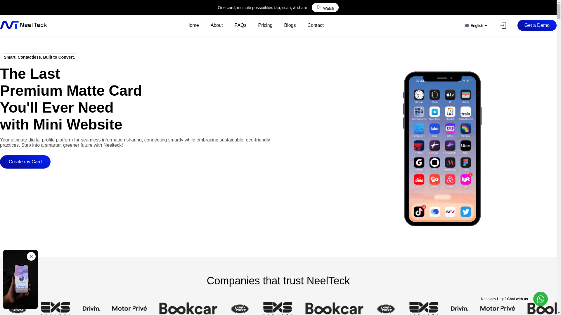 website screenshot of https://neellteck.pages.dev/