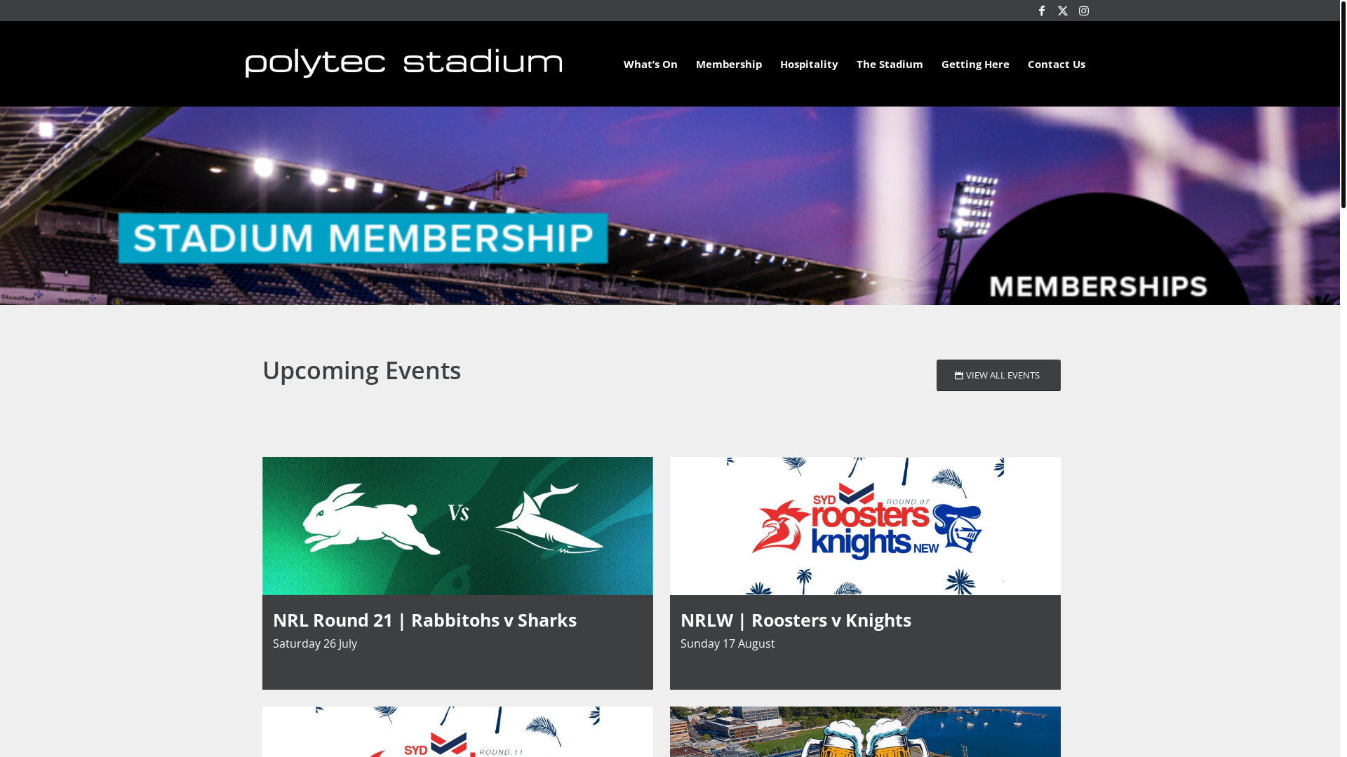 website screenshot of https://polytecstadium.online/