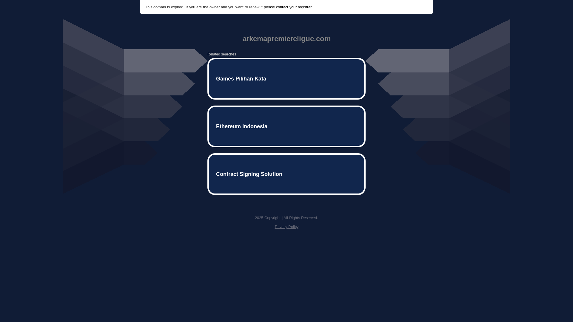 website screenshot of https://arkemapremiereligue.com/