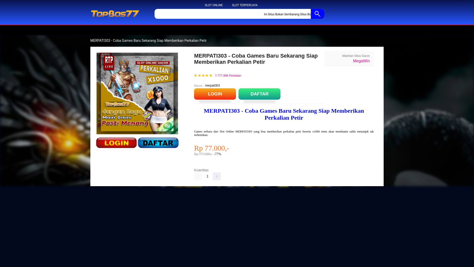 website screenshot of https://bromoslots.com/