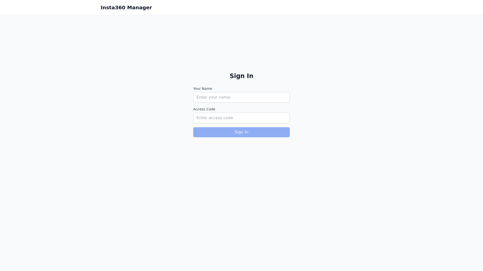 website screenshot of https://insta360-portal.pages.dev/