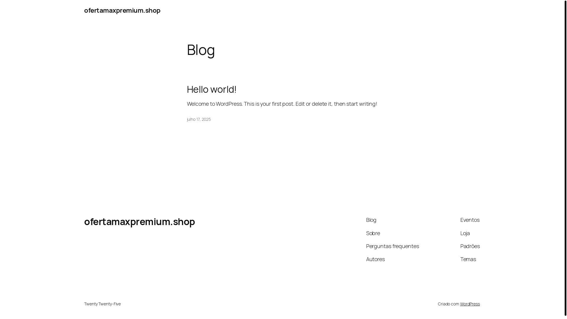 website screenshot of https://ofertamaxpremium.shop/