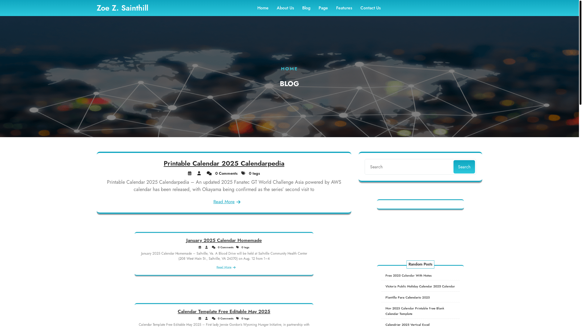 website screenshot of https://zoezsainthill.pages.dev/