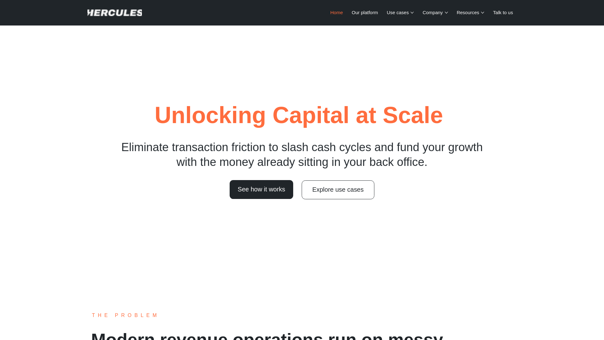 website screenshot of https://techhercules.org