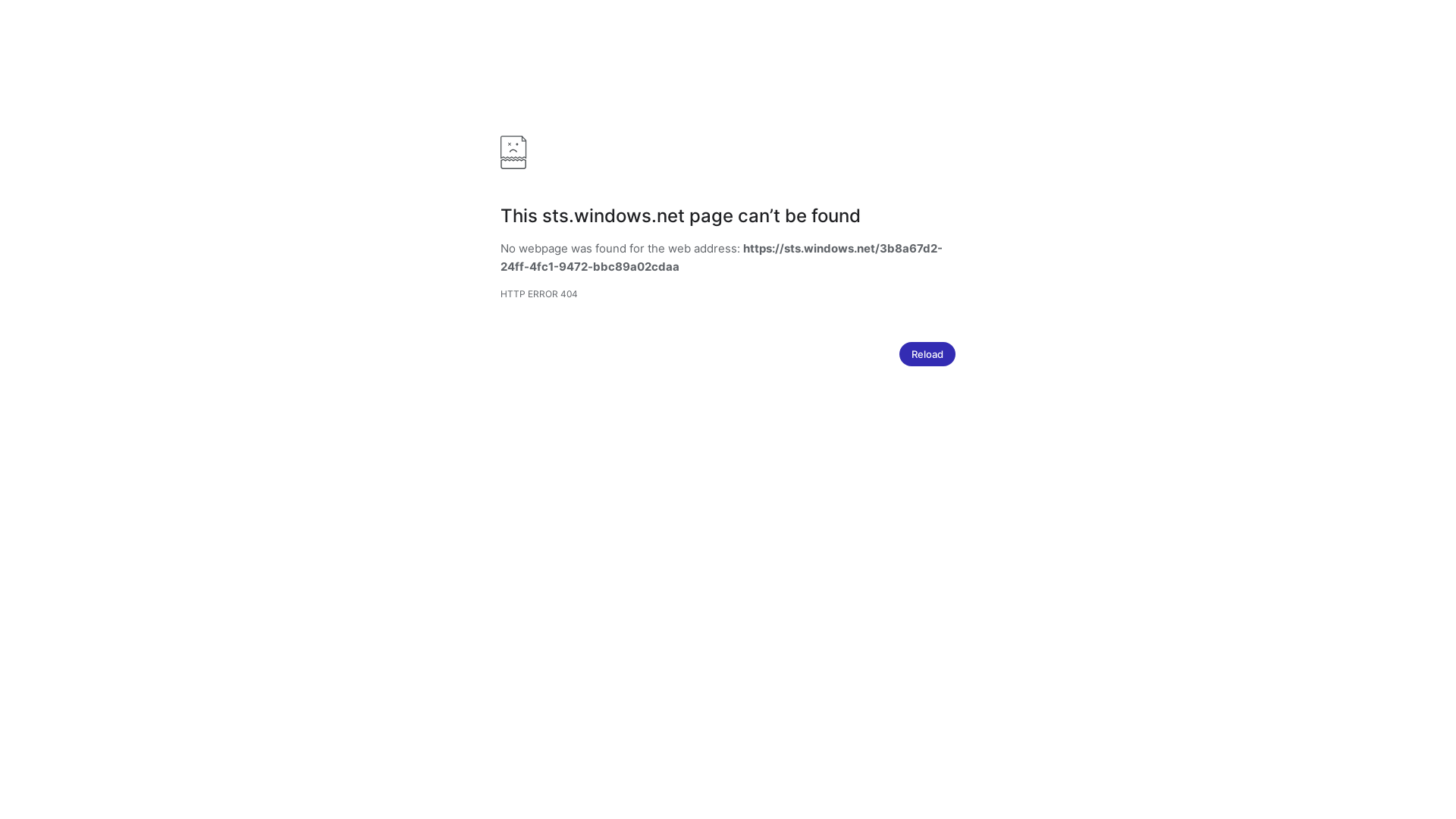 website screenshot of https://sts.windows.net/3b8a67d2-24ff-4fc1-9472-bbc89a02cdaa