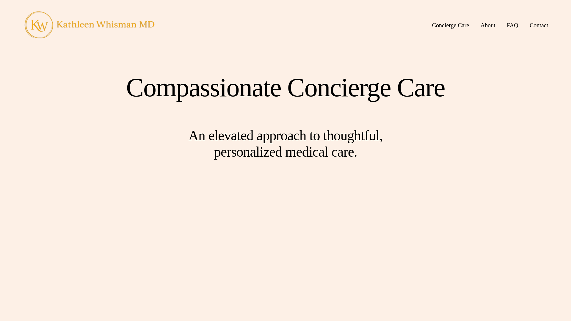 website screenshot of https://whismanmd.com/