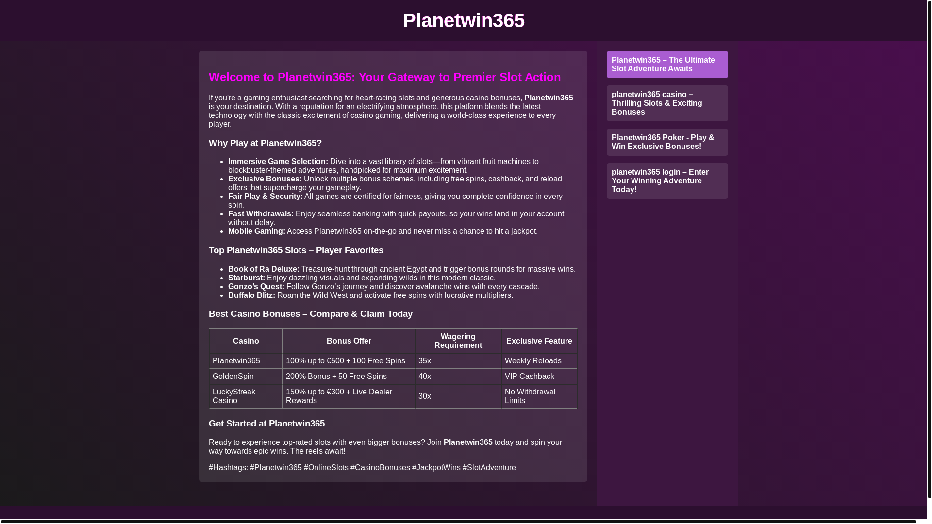 website screenshot of https://play--planetwin365rez.pages.dev/