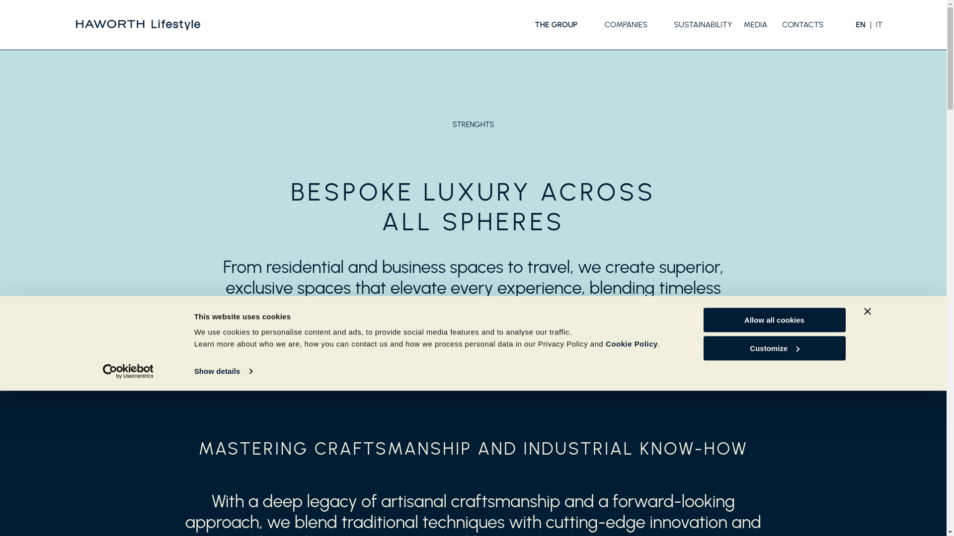 website screenshot of https://haworth.studio/