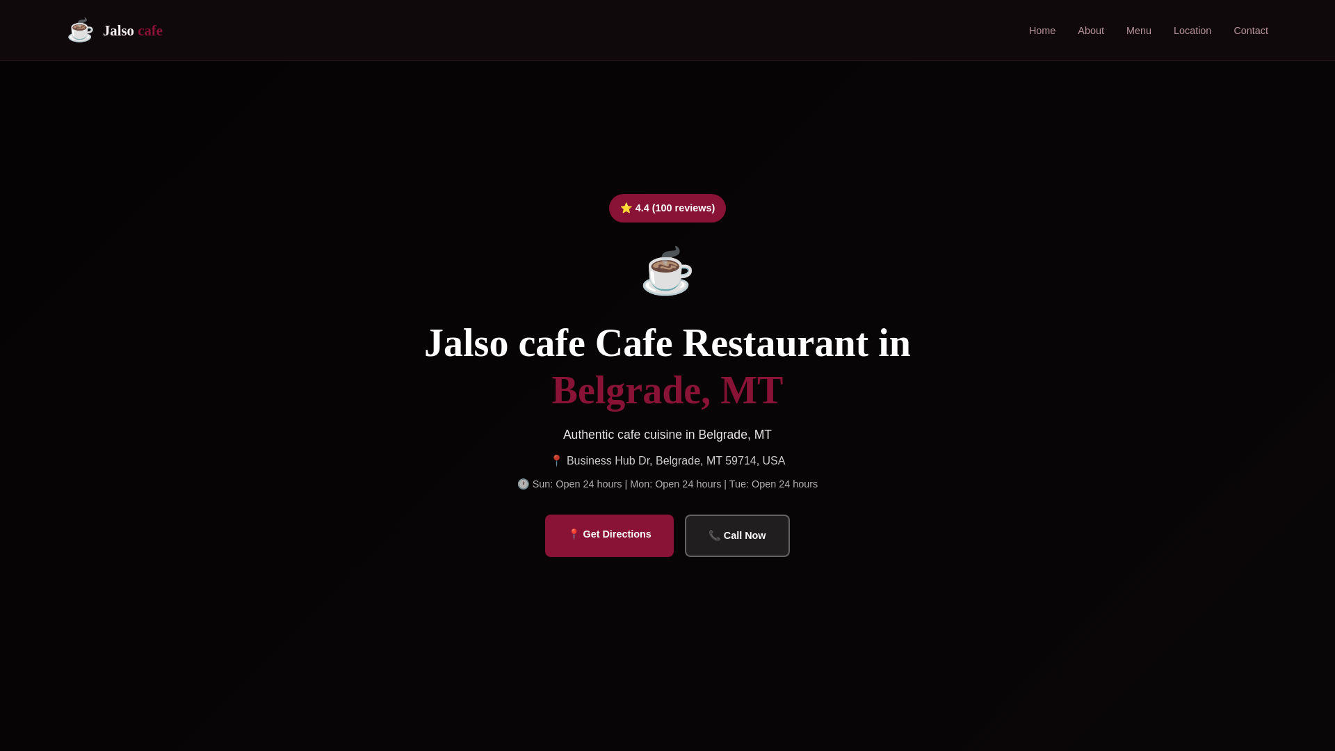 website screenshot of https://localjunctioncafe.com/