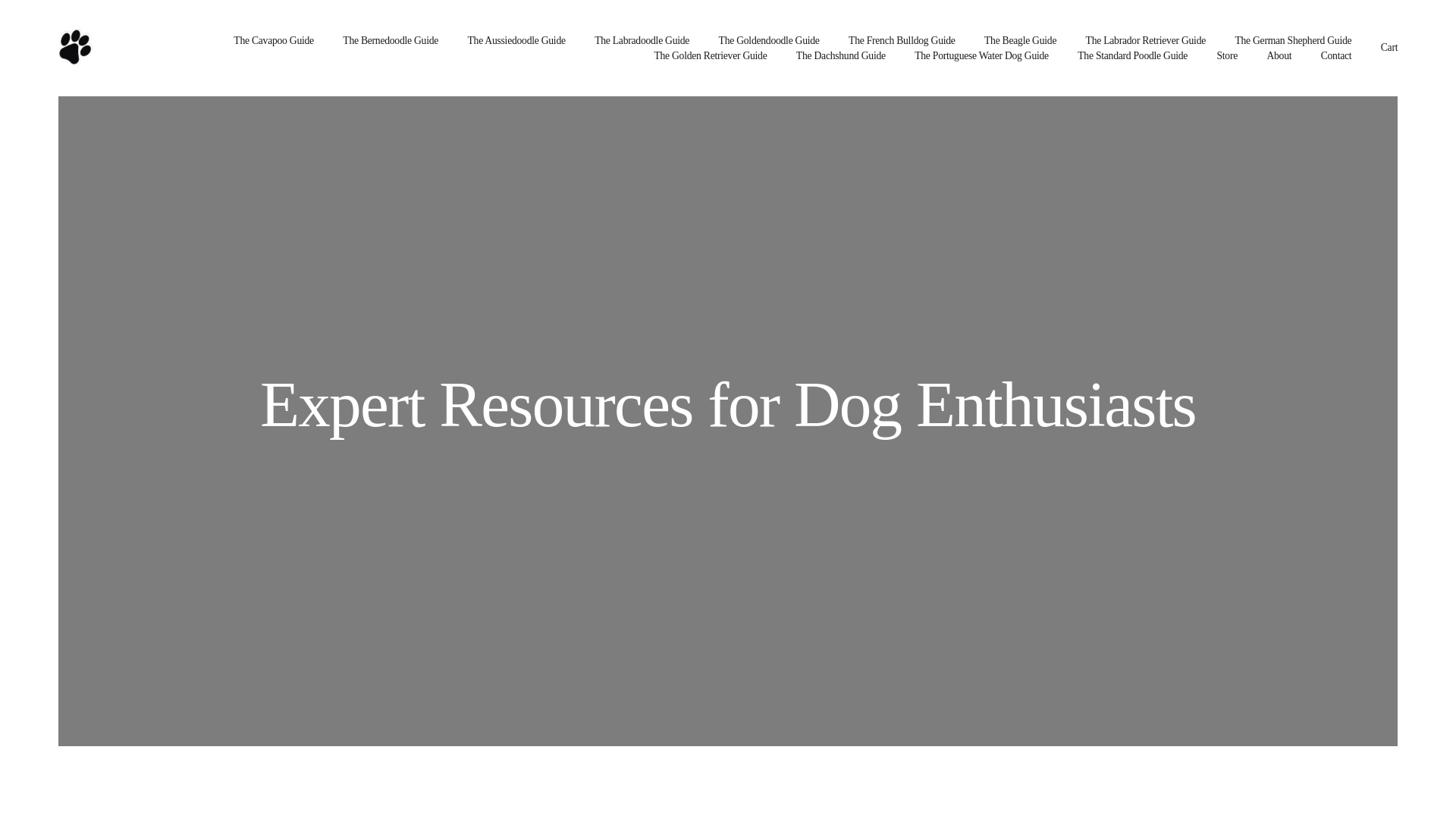 website screenshot of https://rightfitdogguides.com