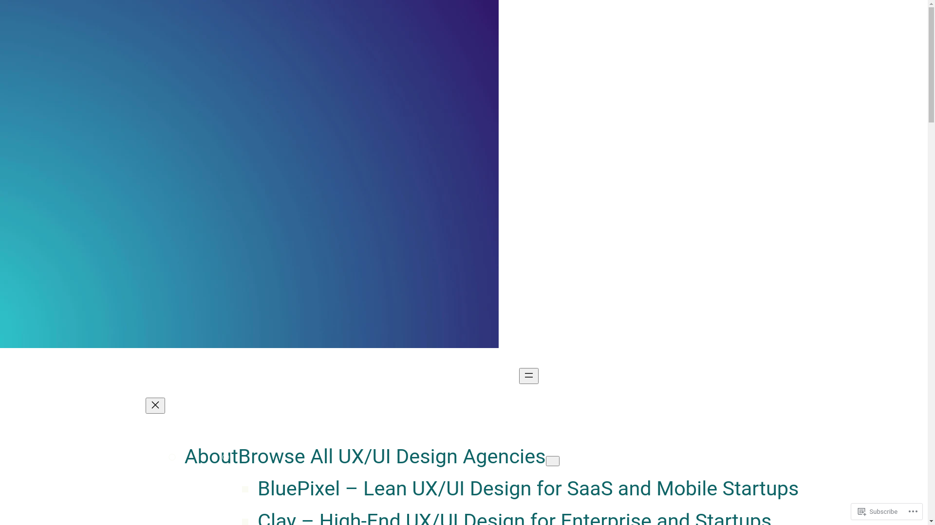 website screenshot of https://uxuiagencies.com/
