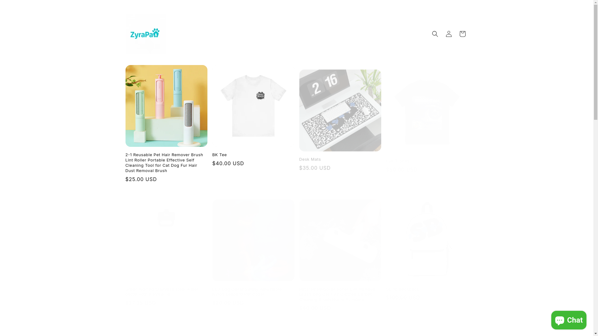 website screenshot of https://zyvari.com/