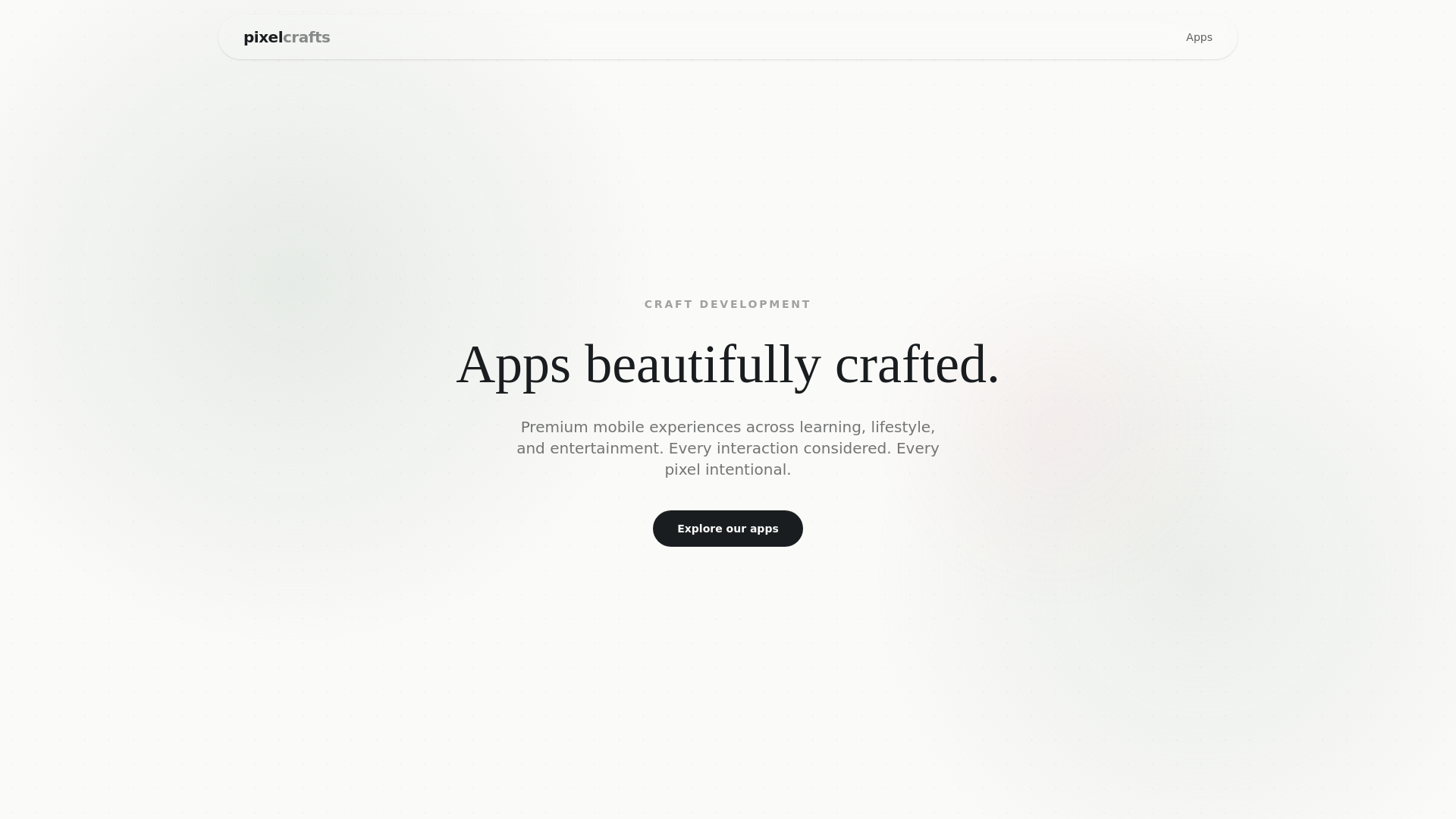 website screenshot of https://pixelcrafts-app.pages.dev/