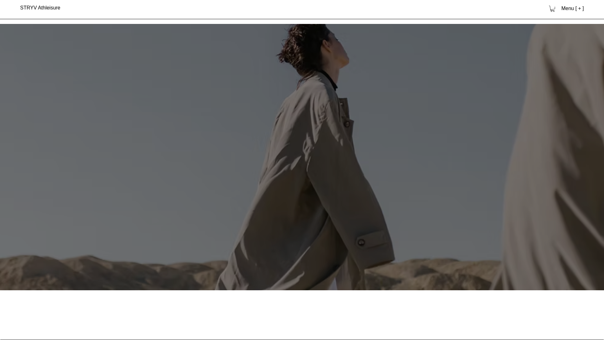 website screenshot of https://stryvathleisure.com