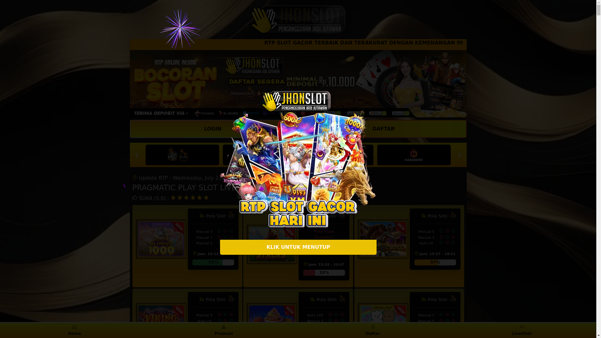 website screenshot of https://jhonsltrtpwin.site/