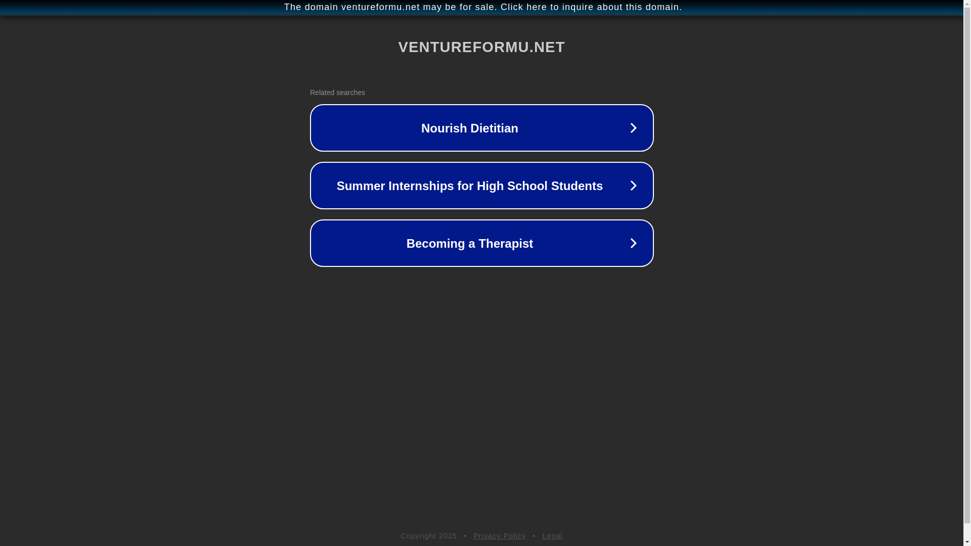 website screenshot of https://ventureformu.net/