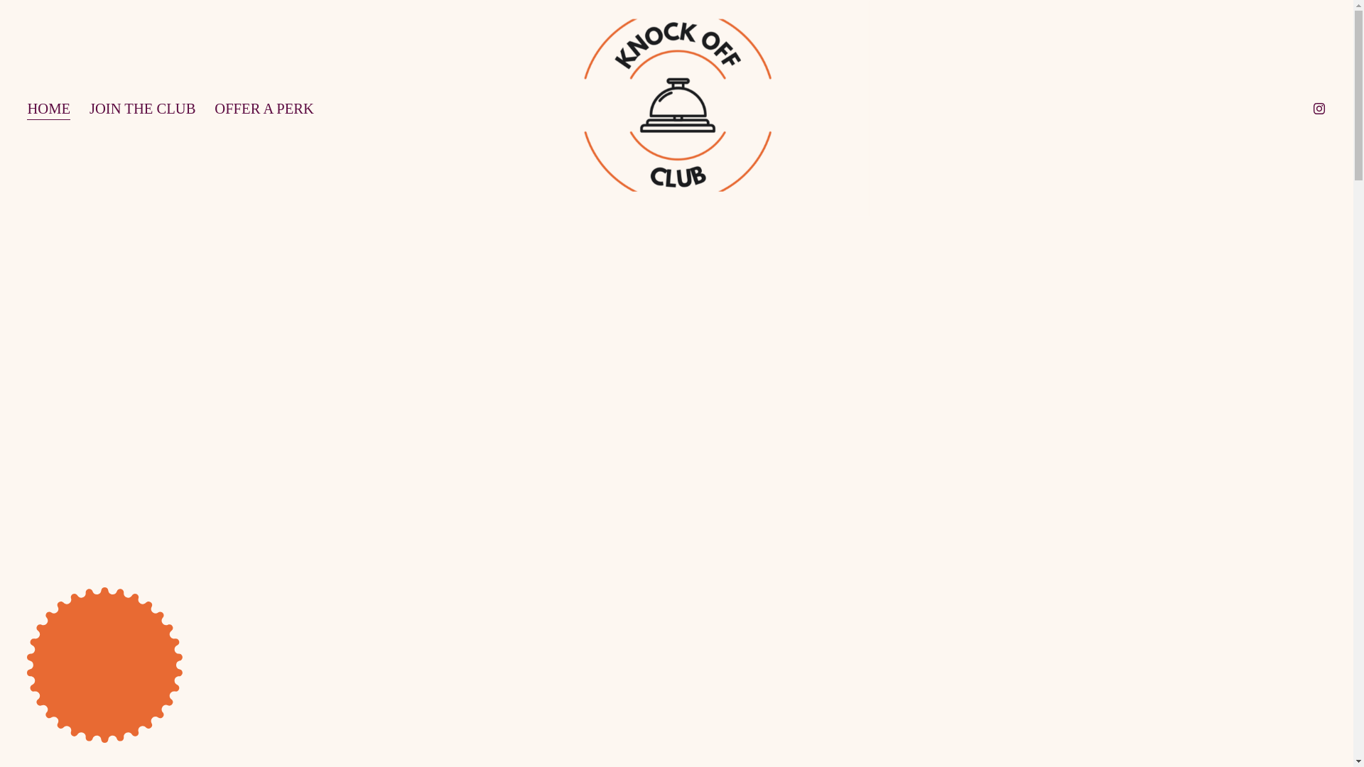 website screenshot of https://knockoffclub.com.au/