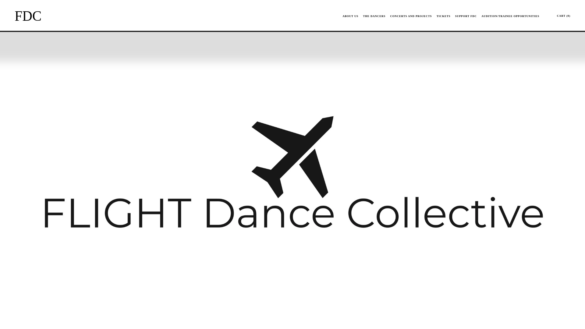 website screenshot of https://danceflight.org/