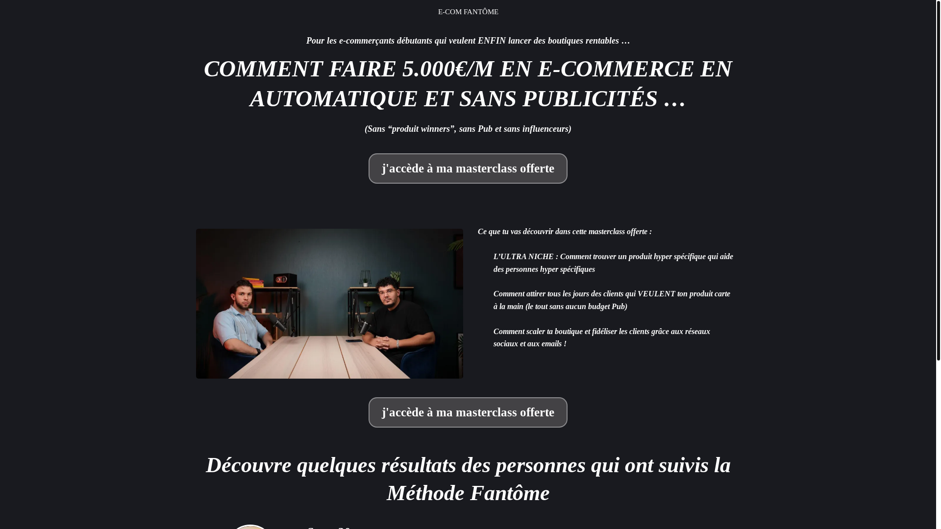 website screenshot of https://e-com-fantome.com/