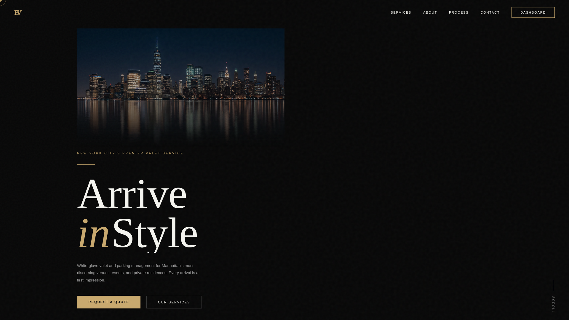 website screenshot of https://empirevaletservice.com/