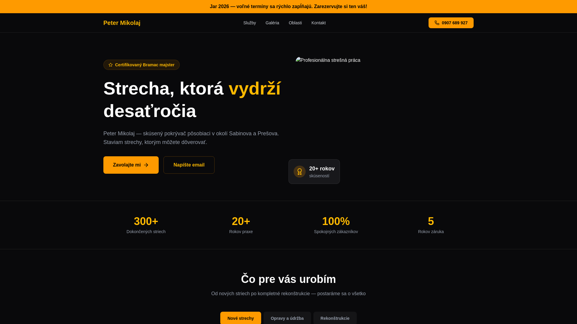 website screenshot of https://mikolajstrechy.pages.dev/
