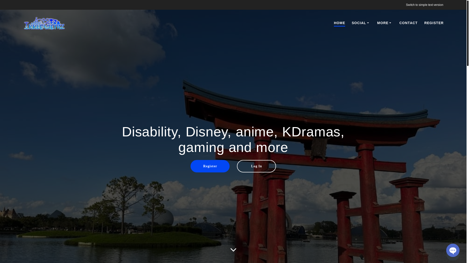 website screenshot of https://ikklegemz.me/