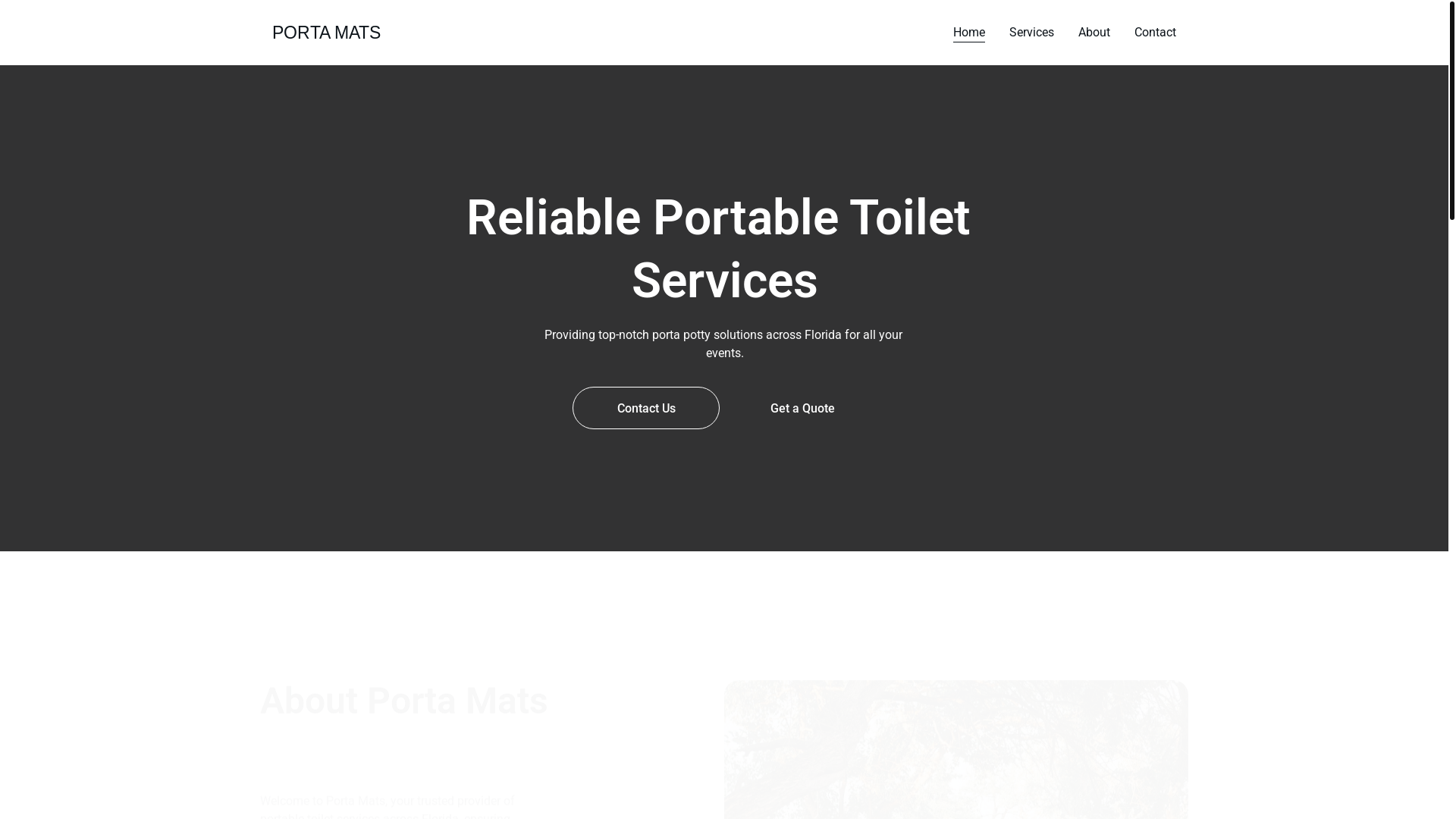 website screenshot of https://portamatsportabletoliets.shop/