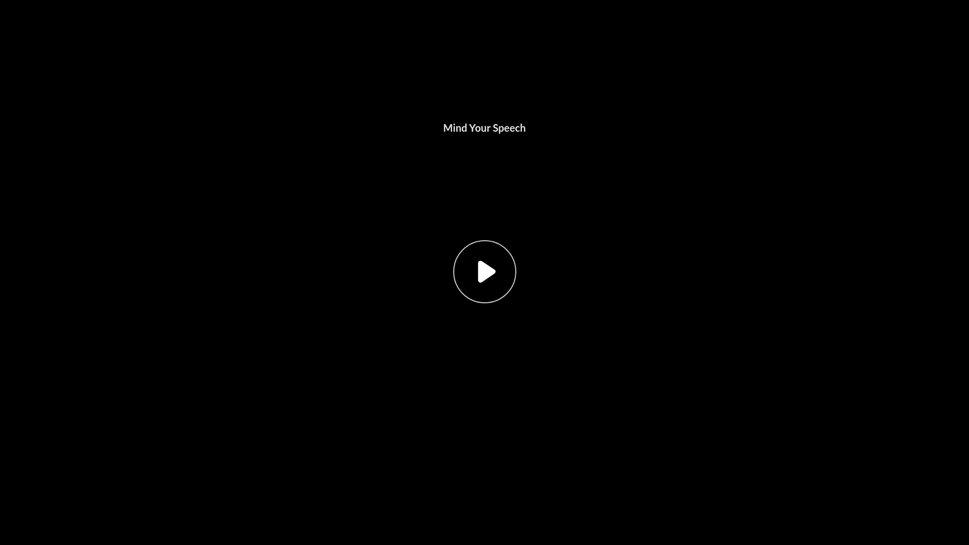 website screenshot of https://mindyourspeech.pages.dev/