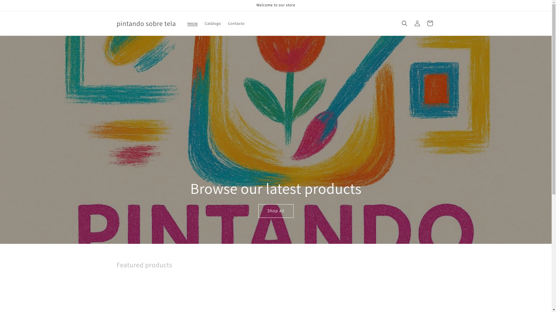 website screenshot of https://pintandosobretela.com/