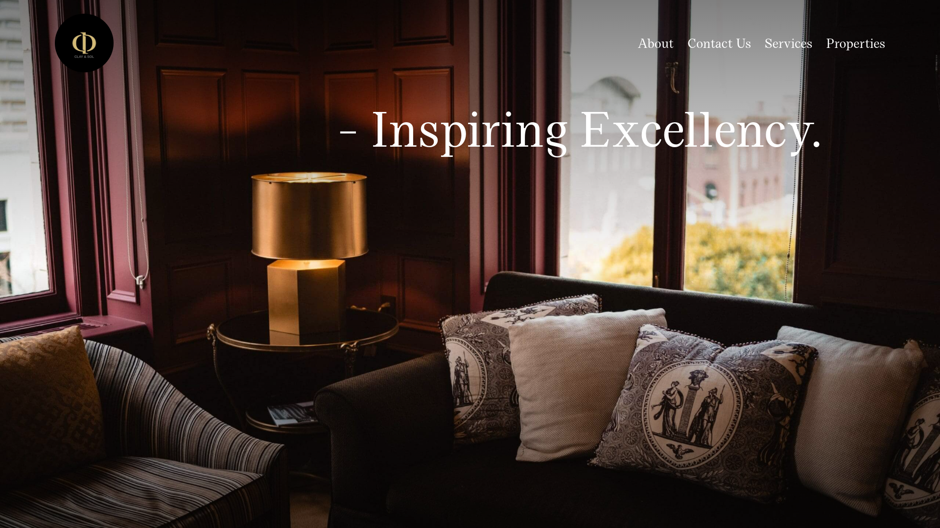 website screenshot of https://claysol.co.uk/