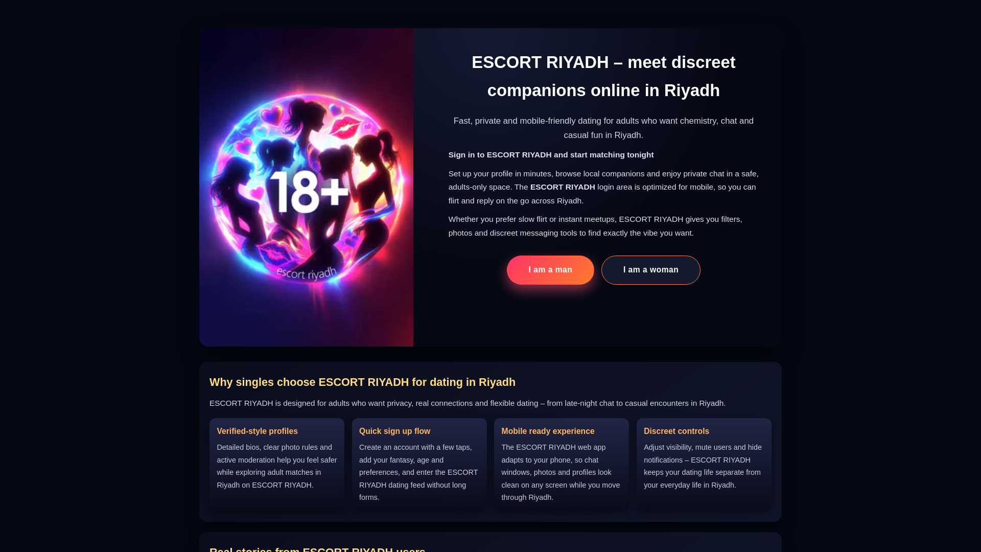 website screenshot of https://escort-riyadh.top/