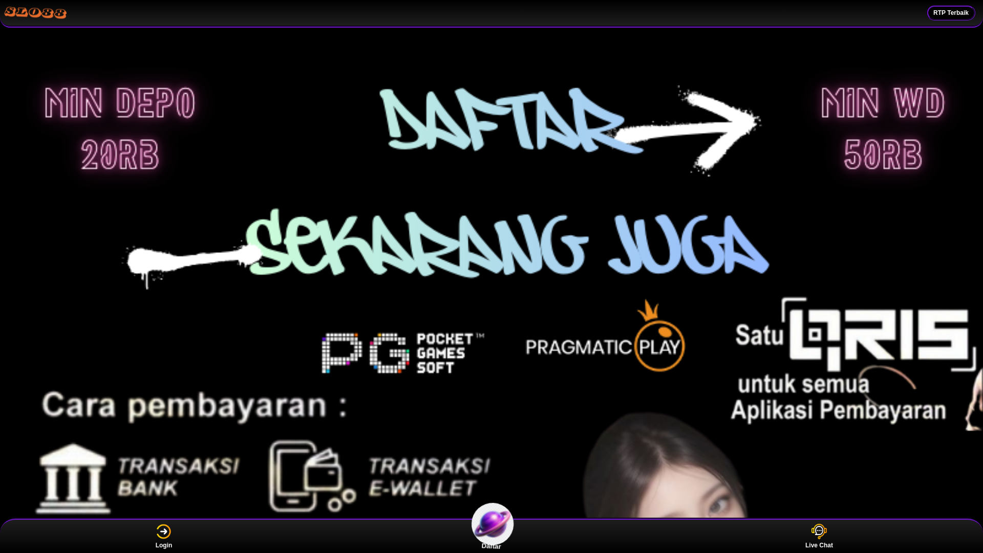 website screenshot of https://bonusmenarik.pages.dev/