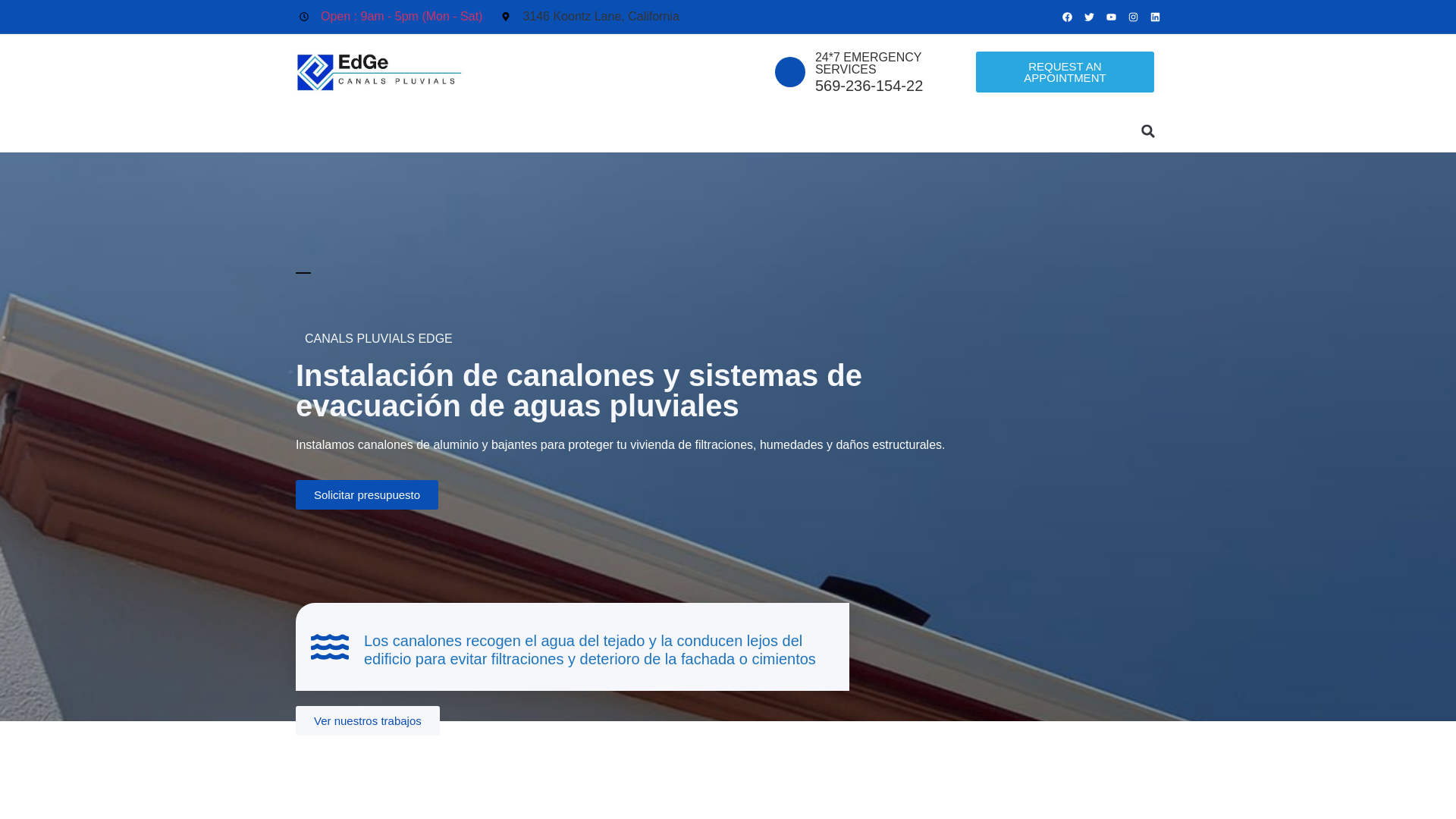 website screenshot of https://canalspluvials.es/