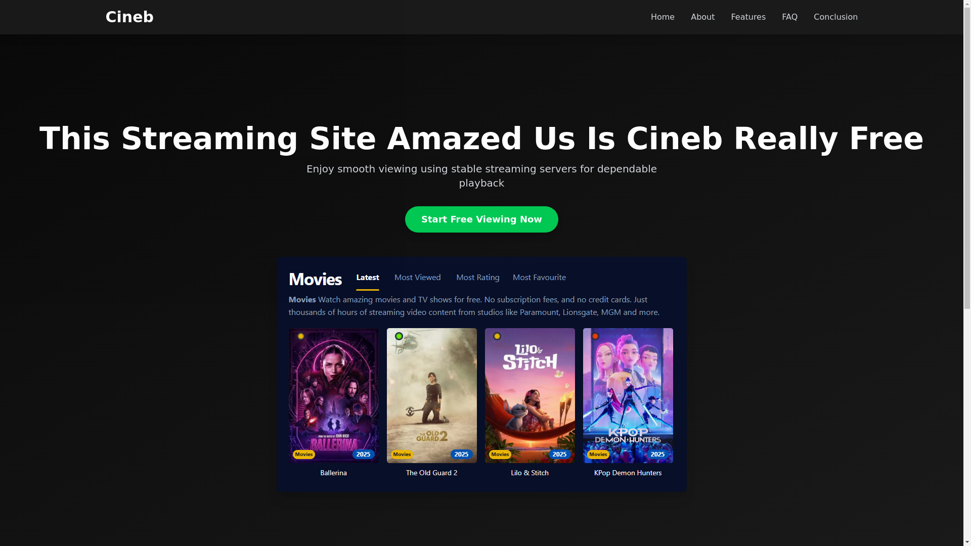 website screenshot of https://cineb-88c8.pages.dev/