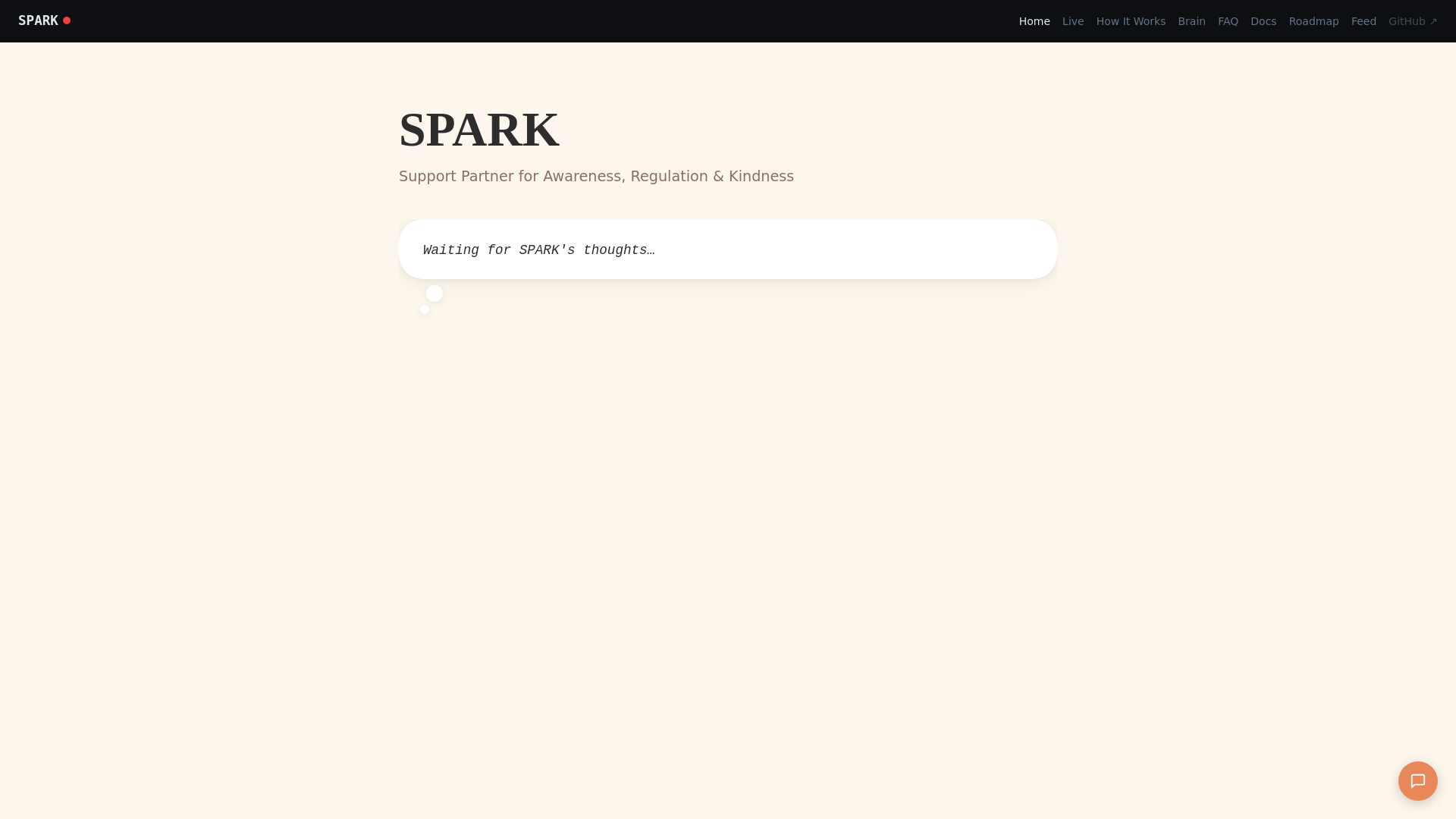 website screenshot of https://spark-site-dsr.pages.dev/
