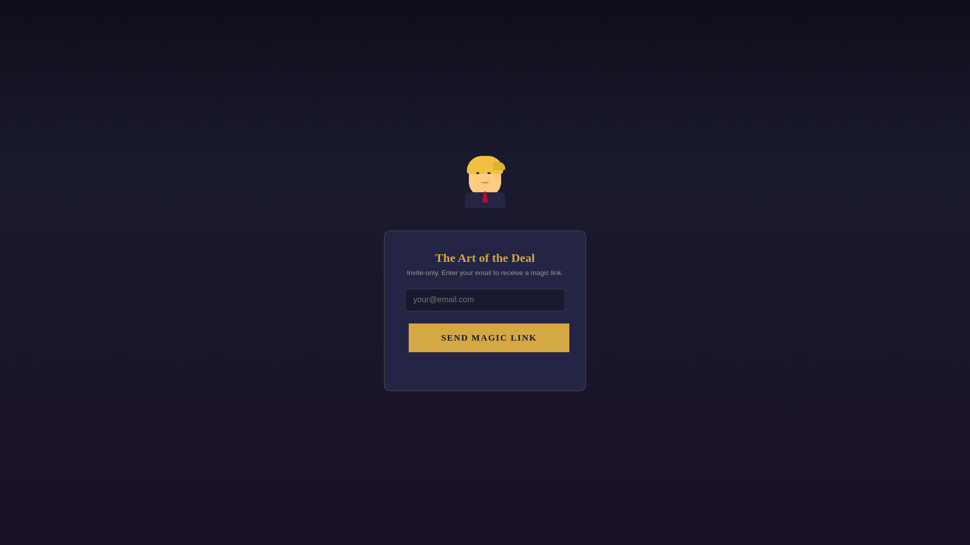 website screenshot of https://art-of-the-deal.pages.dev/