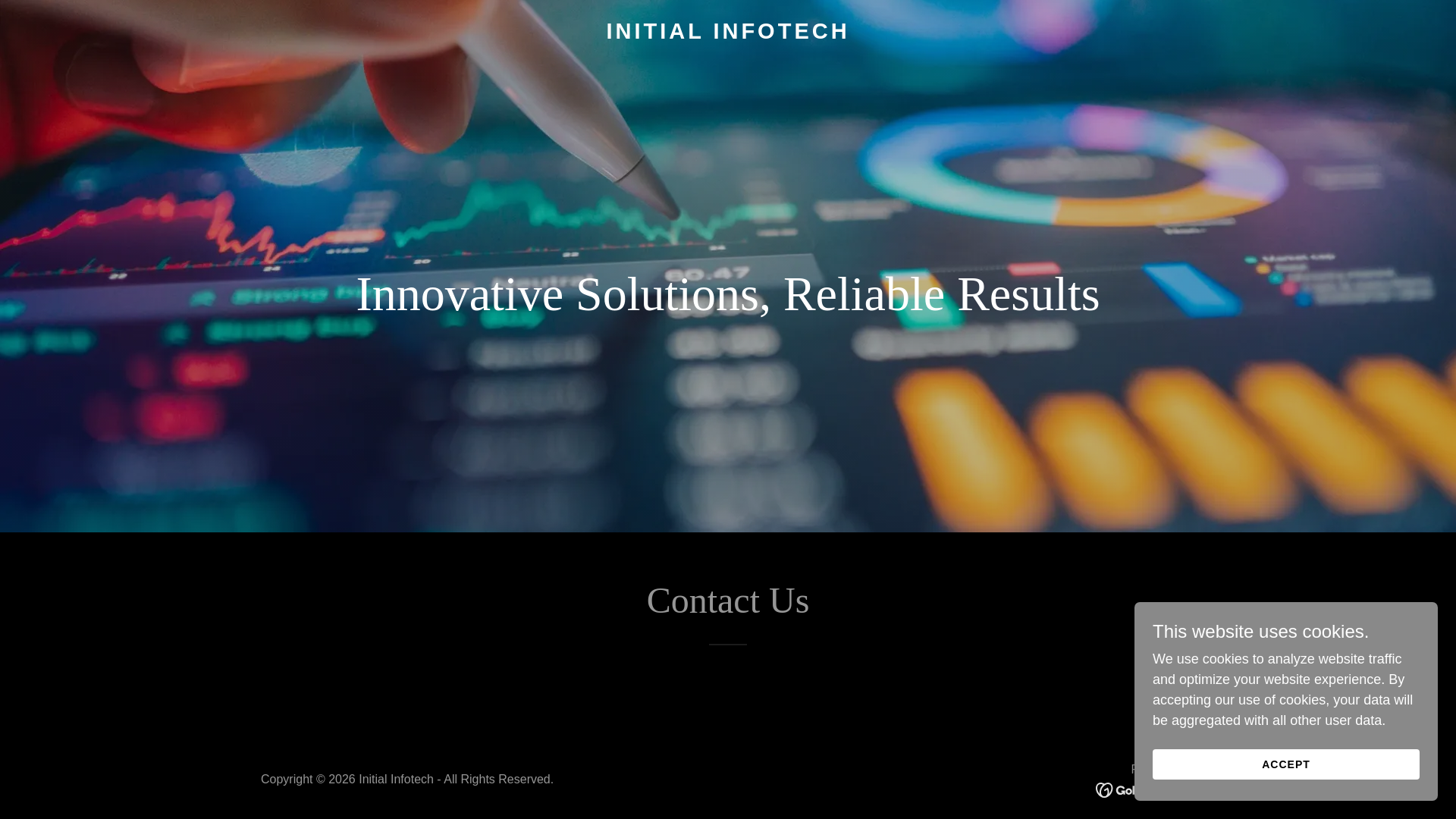 website screenshot of https://initialinfotech.com